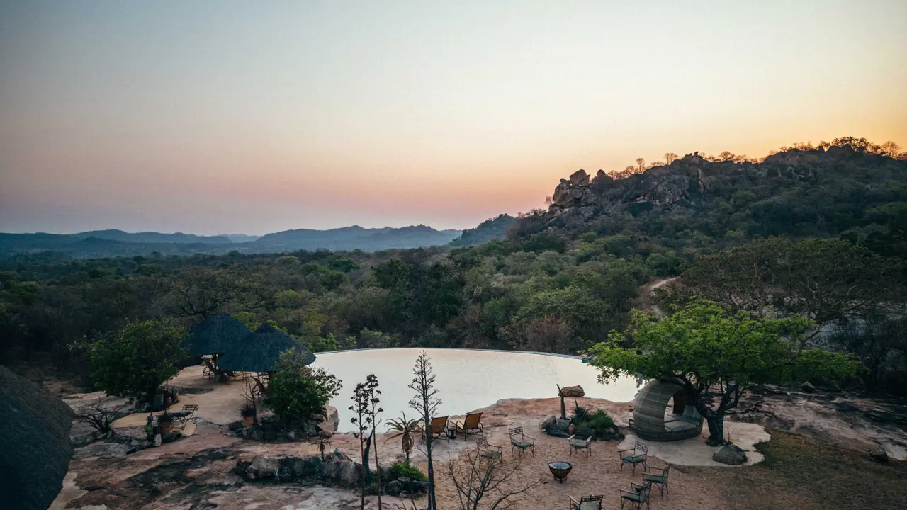 Amalinda Lodge, Matopos Hills, pool