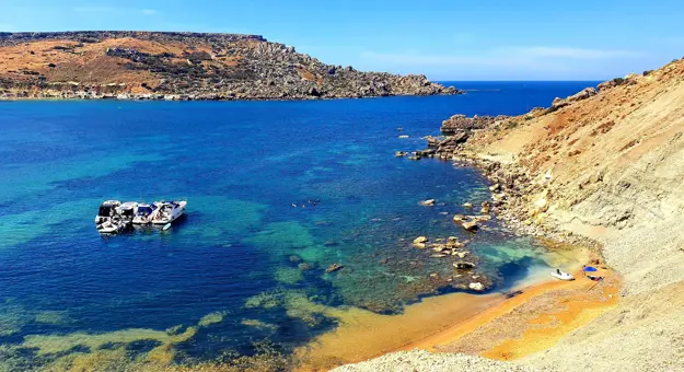 Ġnejna Bay, Mġarr, western coast of Malta