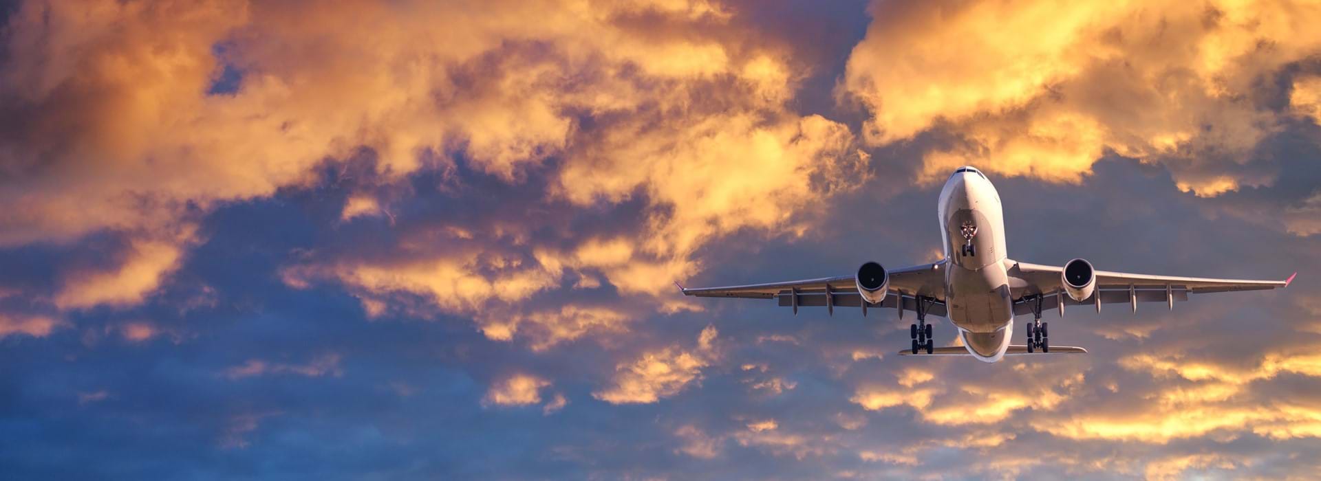 Airplane in the sky