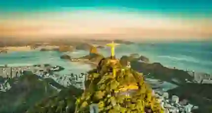 Aerial View of Rio De Janiero
