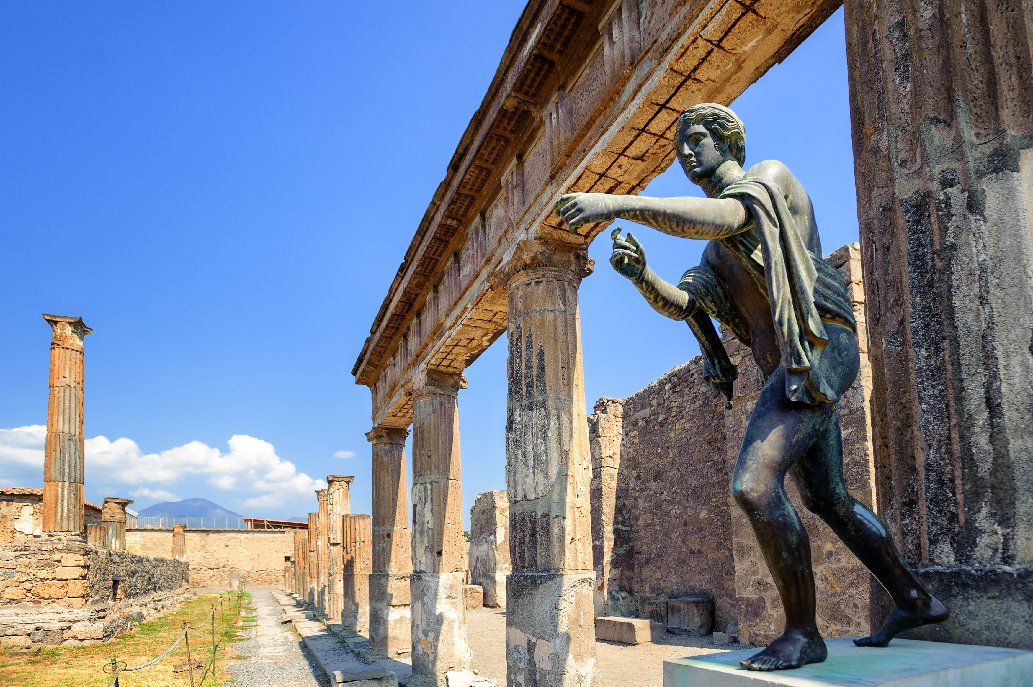 Statue of Apollo, Pompeii, Naples, Italy