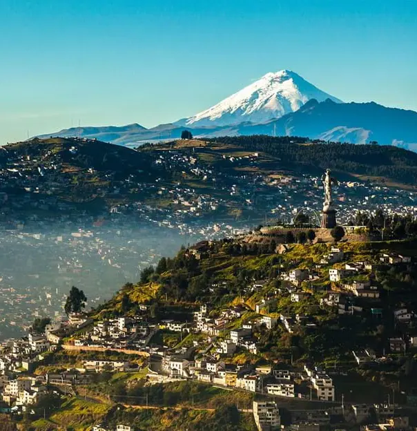 Quito and Cotopaxi volcano, Ecuador