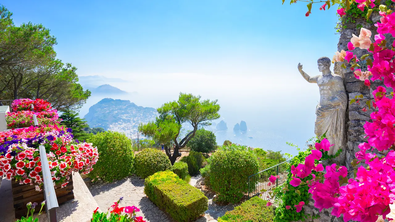 View from Mount Solaro, Capri