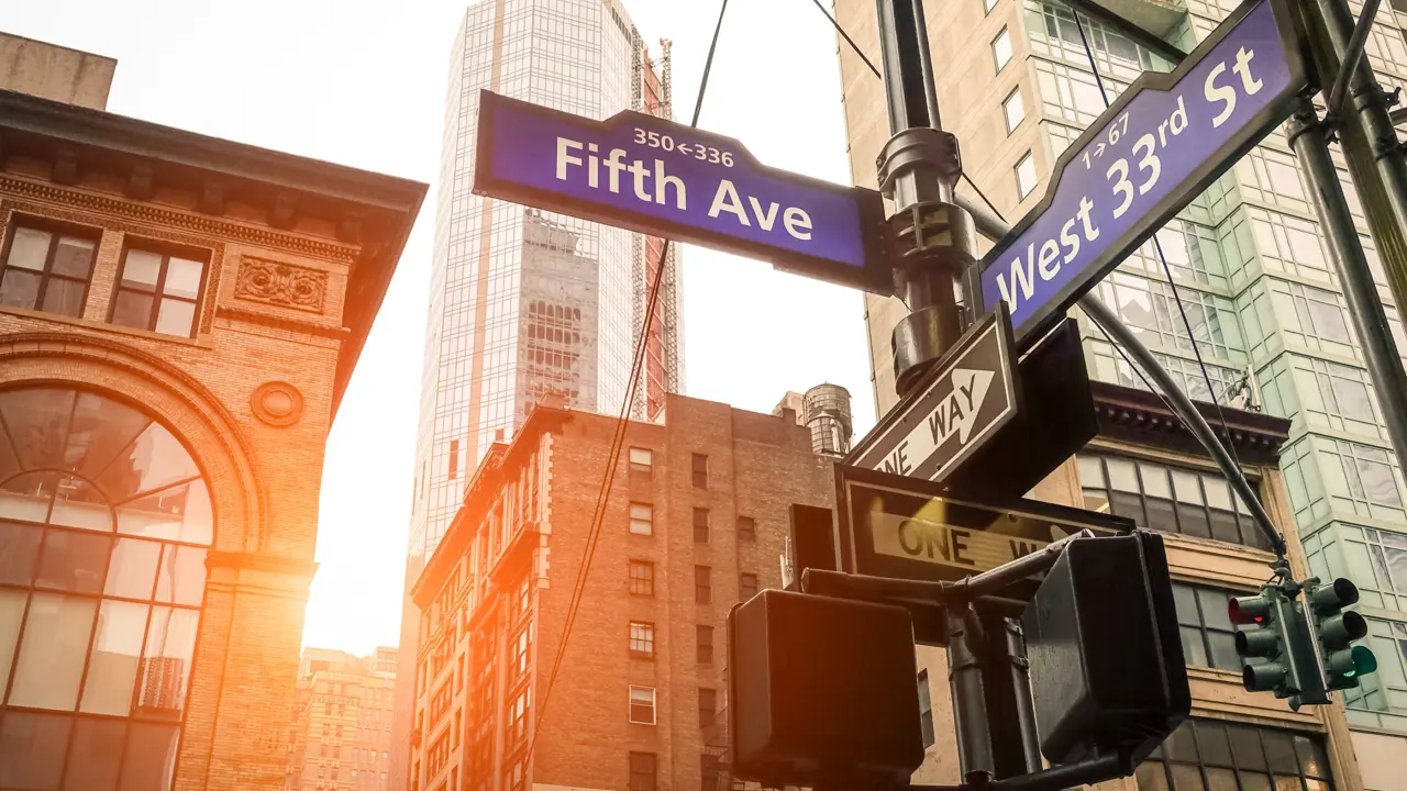 Street sign, New York, USA