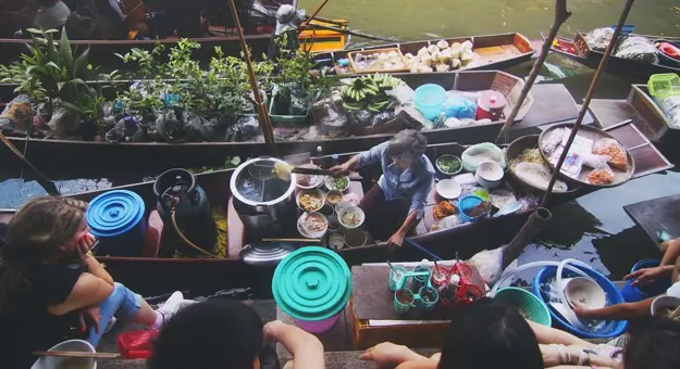 River market, Laos
