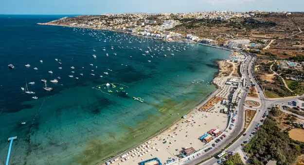 Mellieħa Bay, Malta