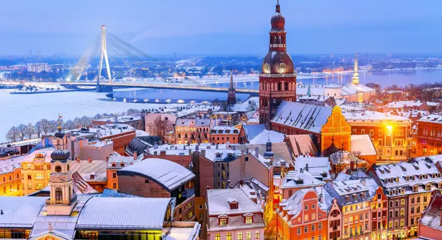 Latvia at winter
