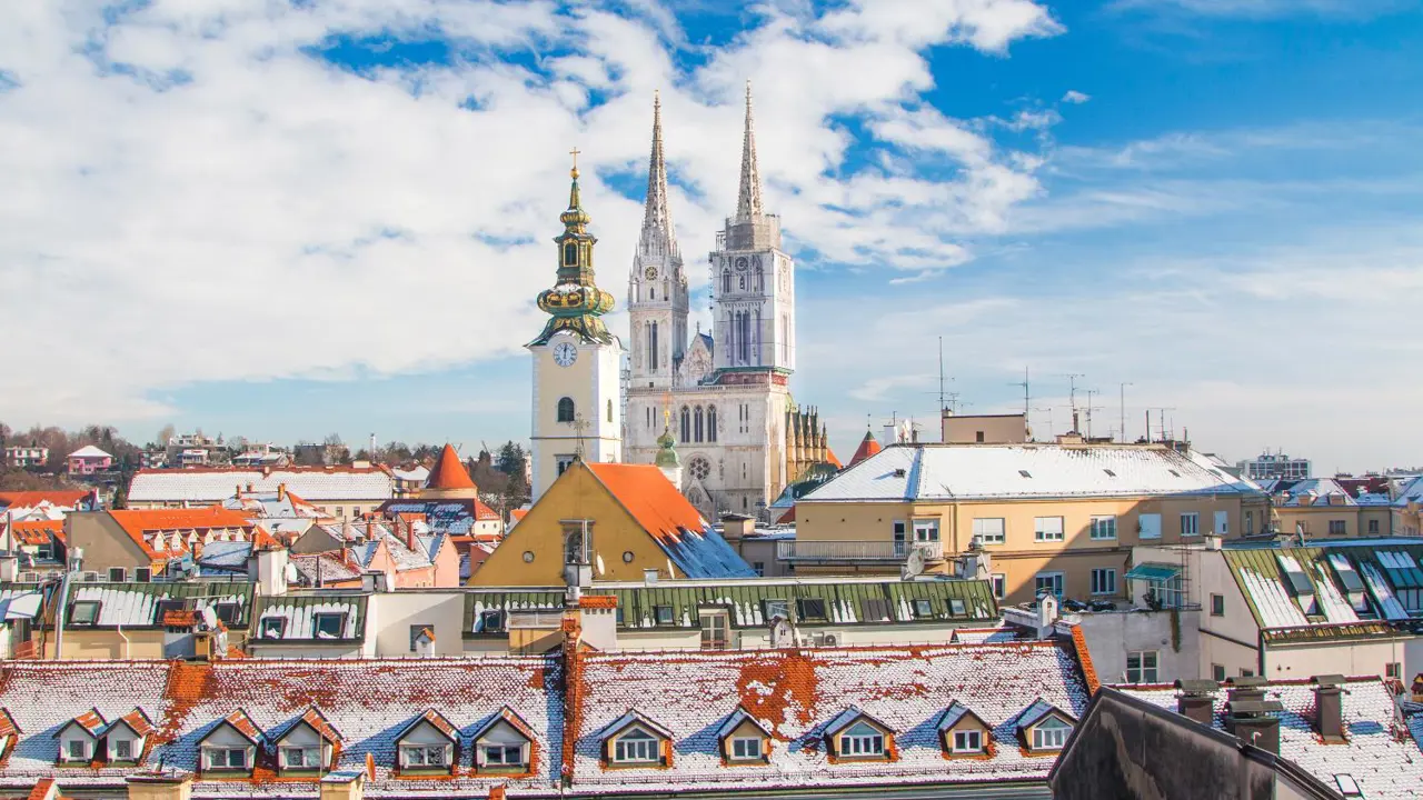 Cathedral in Zagreb, Croatia