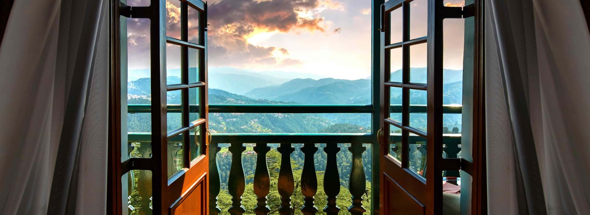 View in Shimla, Northern India