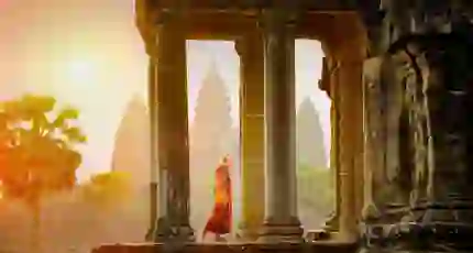 Monk, Angkor Wat