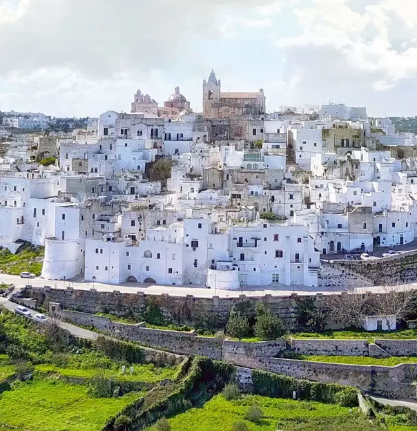 Ostuni's whitewashed old town, Puglia, Italy