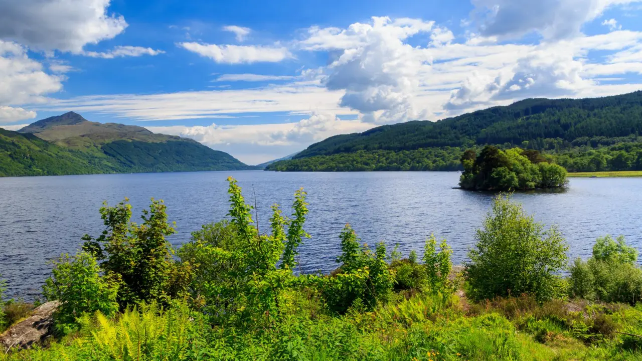 Inveruglas on Loch Lomond, Loch Lomond and The Trossachs National Park