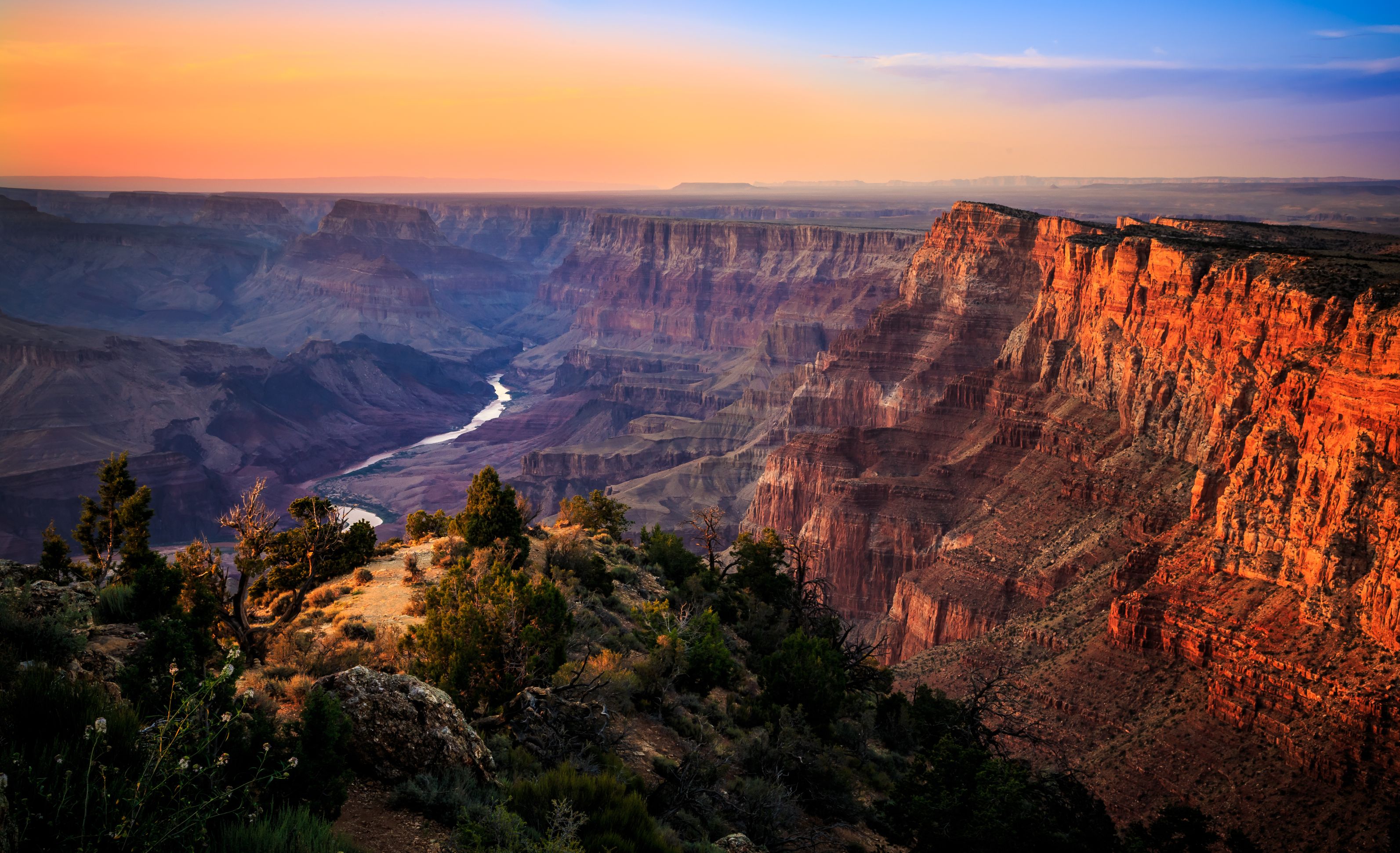 Grand Canyon at Sunset, Grand Canyon National Park, Arizona