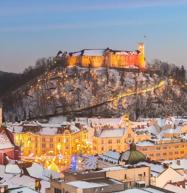 Ljubljana in winter